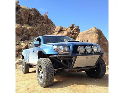 Advanced Fiberglass Concepts 6.50-Inch Flare/4-Inch Rise Fenders; Unpainted (05-15 Tacoma)
