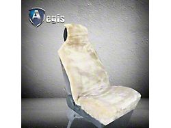 Aegis Cover Fleece Easy Fit Wrap Low Back Bucket Seat Cover; Sand (21-25 Bronco Sport w/ Front Bucket Seats)