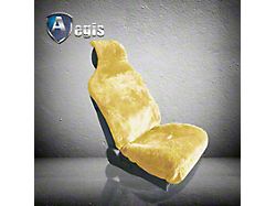 Aegis Cover Sheepskin Easy Fit Wrap Low Back Bucket Seat Cover; Gold (21-25 Bronco Sport w/ Front Bucket Seats)