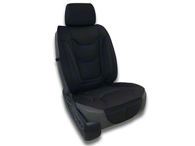 Aegis Cover Airmesh Easy Fit Wrap Low Back Bucket Seat Cover; Black/Black (07-25 Tundra w/ Front Bucket Seats)