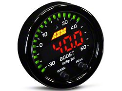 AEM Electronics X-Series Boost Pressure Gauge; Electrical (Universal; Some Adaptation May Be Required)