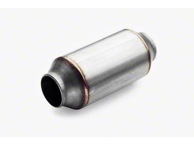 Aero Exhaust TR 20 Series Resonator; 8-Inch Overall; 2-Inch Inlet and Outlet (Universal; Some Adaptation May Be Required)