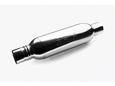 Aero Exhaust Turbine XL Resonated Muffler; 26-Inch Overall; 3.50-Inch Inlet/3.50-Inch Outlet (Universal; Some Adaptation May Be Required)