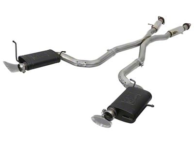AFE MACH Force-XP 304 Stainless Steel 3-Inch Cat-Back Exhaust System with Mufflers and Resonators (18-21 Jeep Grand Cherokee WK2 Trackhawk)
