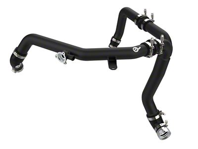 AFE BladeRunner 2-1/4 to 2-1/2-Inch Hot Charge Pipe; Black (21-25 2.7L EcoBoost Bronco)