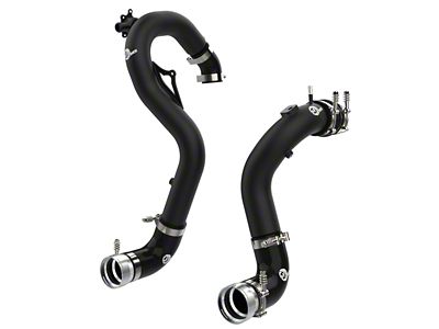 AFE BladeRunner Hot and Cold Charge Pipe Kit; Black (21-25 2.3L EcoBoost Bronco)