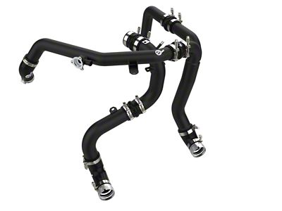 AFE BladeRunner Hot and Cold Charge Pipe Kit; Black (21-25 2.7L EcoBoost Bronco)