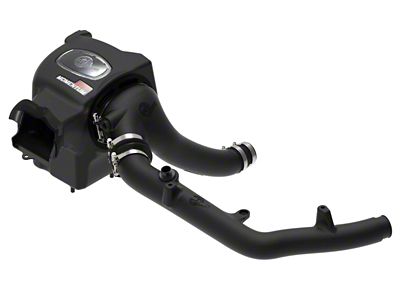 AFE Momentum GT Cold Air Intake with Pro 5R Oiled Filter; Black (21-25 2.7L Bronco)
