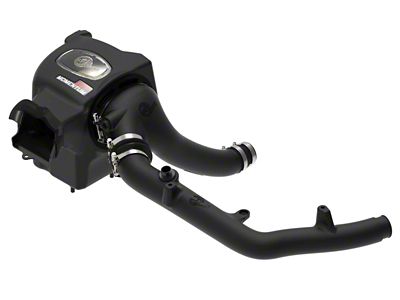 AFE Momentum GT Cold Air Intake with Pro-GUARD 7 Oiled Filter; Black (21-25 2.7L Bronco)
