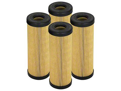 AFE Pro GUARD HD Oil Filter; Set of Four (21-25 2.7L EcoBoost Bronco)