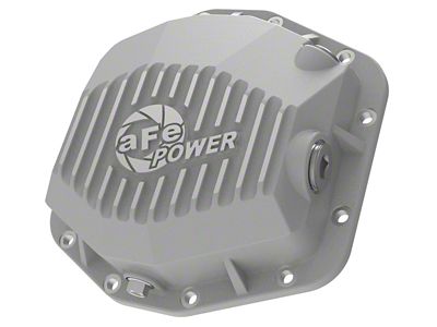 AFE Street Series Rear Differential Cover with Machined Fins; Raw (21-25 Bronco)