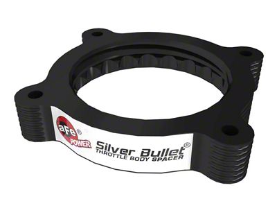 AFE Silver Bullet Throttle Body Spacer; Black (20-25 Frontier)