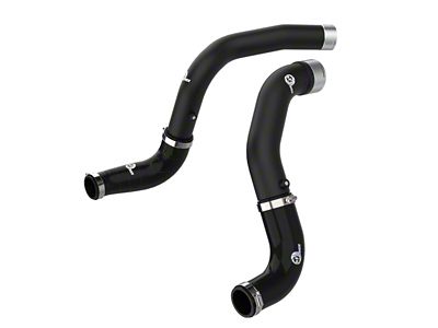 AFE BladeRunner 3-Inch Hot and Cold Charge Pipe Kit; Black (21-25 3.0L EcoDiesel Jeep Gladiator JT)