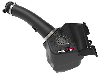 AFE Momentum HD Cold Air Intake with Pro DRY S Filter; Black (21-25 3.0L EcoDiesel Jeep Gladiator JT)