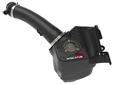 AFE Momentum HD Cold Air Intake with Pro-GUARD 7 Oiled Filter; Black (21-25 3.0L EcoDiesel Jeep Gladiator JT)