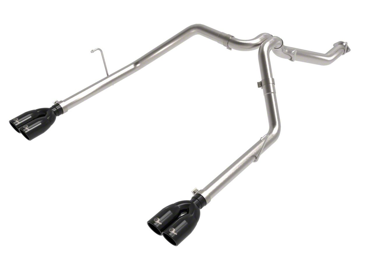 AFE Jeep Gladiator Vulcan Series Dual Exhaust System with Black Tips