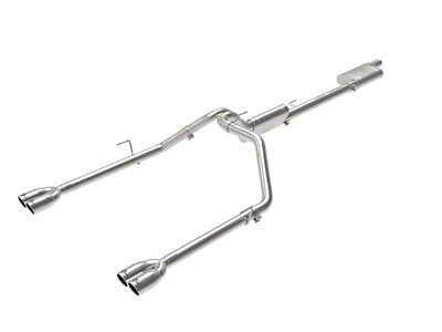 AFE Vulcan Series Dual Exhaust System with Polished Tips; Rear Exit (20-25 3.6L Jeep Gladiator JT)