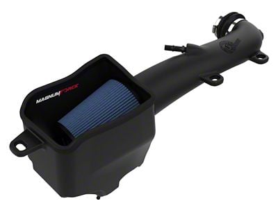 AFE Magnum FORCE Stage-2 Cold Air Intake with Pro 5R Oiled Filter; Black (18-25 3.6L Jeep Wrangler JL)