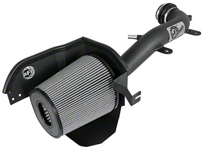 AFE Magnum FORCE Stage-2 XP Cold Air Intake with Pro DRY S Filter; Black (18-25 3.6L Jeep Wrangler JL)