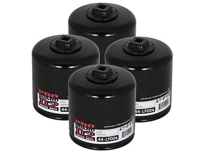 AFE Pro GUARD D2 Oil Filter; Set of Four (91-06 2.5L or 4.0L Jeep Wrangler YJ & TJ)