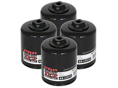 AFE Pro GUARD D2 Oil Filter; Set of Four (80-86 2.5L Jeep CJ7)