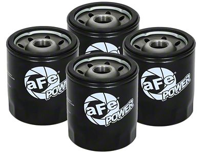 AFE Pro GUARD HD Oil Filter; Set of Four (03-06 2.4L Jeep Wrangler TJ; 07-11 3.8L Jeep Wrangler JK)