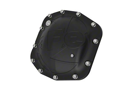 AFE Pro Series Front Differential Cover; Black; Dana M210 (18-26 Jeep Wrangler JL)
