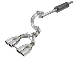 AFE Rebel Series 2.50-Inch Cat-Back Exhaust System with Quad Polished Tips (18-25 3.6L Jeep Wrangler JL 4-Door)