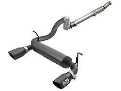 AFE Rebel Series 2.50-Inch Cat-Back Exhaust System with Black Tips (18-25 2.0L Jeep Wrangler JL)