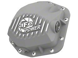 AFE Street Series Rear Differential Cover with Machined Fins; Raw; Dana M200 (18-26 Jeep Wrangler JL, Excluding Rubicon)