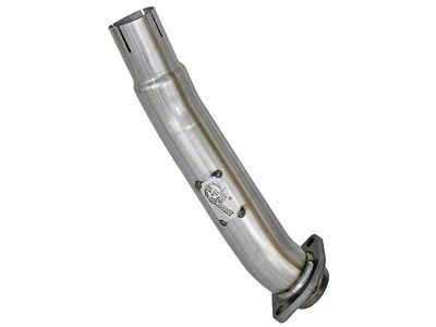 AFE Twisted Stainless Steel Loop Delete Down-Pipe (18-25 3.6L Jeep Wrangler JL)