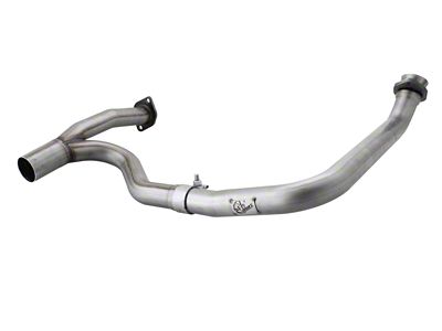 AFE Twisted Stainless Steel Y-Pipe (12-18 3.6L Jeep Wrangler JK 4-Door)