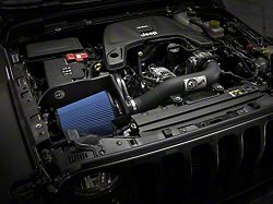 AFE Magnum FORCE Stage-2 XP Cold Air Intake with Pro 5R Oiled Filter; Black (18-24 3.6L Jeep Wrangler JL)