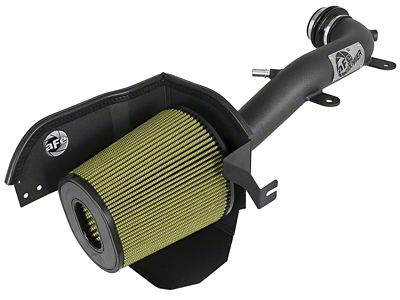 AFE Magnum FORCE Stage-2 XP Cold Air Intake with Pro-GUARD 7 Oiled Filter; Black (18-25 3.6L Jeep Wrangler JL)