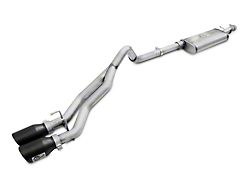 AFE Rebel Series 2.50-Inch Cat-Back Exhaust System with Black Tips (07-18 Jeep Wrangler JK 4-Door)