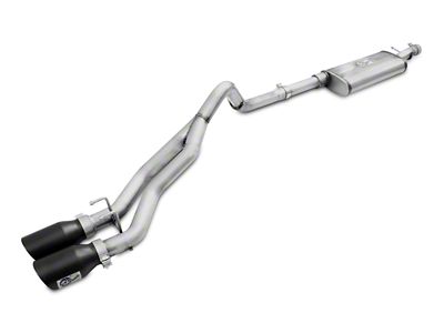 AFE Rebel Series 2.50-Inch Cat-Back Exhaust System with Black Tips (07-18 Jeep Wrangler JK 4-Door)