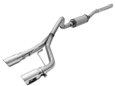 AFE Rebel Series 2.50-Inch Cat-Back Exhaust System with Polished Tips (07-18 Jeep Wrangler JK)