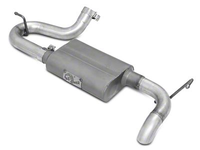 AFE Scorpion Hi-Tuck 2.50-Inch Axle-Back Exhaust System (07-18 Jeep Wrangler JK)