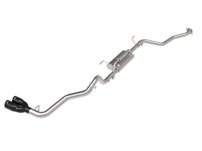 AFE Vulcan Series 2.50-Inch to 3-Inch Cat-Back Exhaust System with Black Tip (24-26 Tacoma)