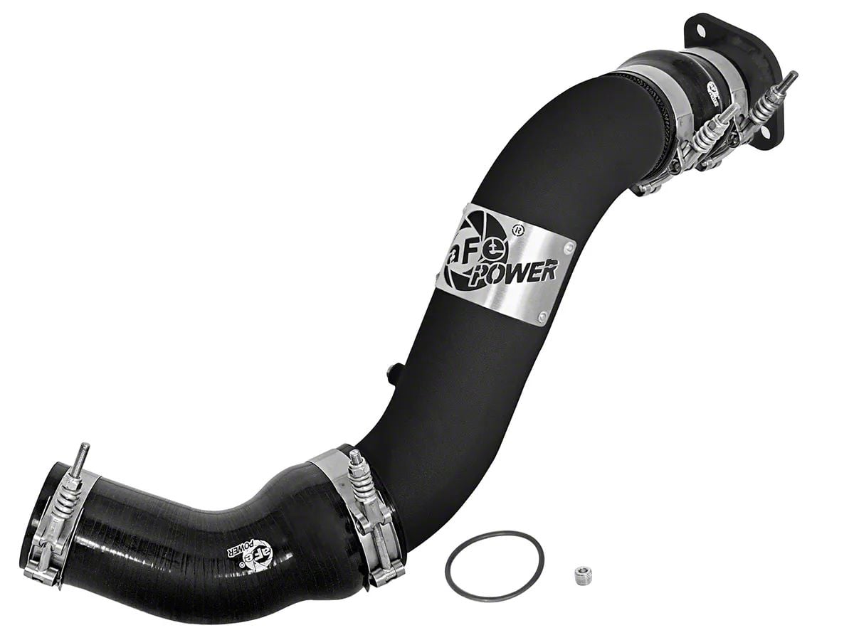 aFe 46-20688-B BladeRunner 3 IN Aluminum Hot Charge Pipe Black