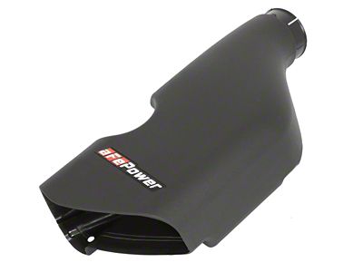 AFE Momentum GT Dynamic Air Scoop; Black (16-19 5.0L Titan XD)