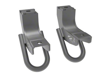 AFE Front Tow Hooks; Gray (22-25 Tundra)