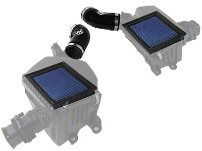 AFE Super Stock Induction System with Pro 5R Oiled Filters; Black (22-25 Tundra)