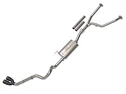 AFE Vulcan Series 2.50-Inch to 3 Single Exhaust System with Black Tips; Side Exit (22-25 Tundra)