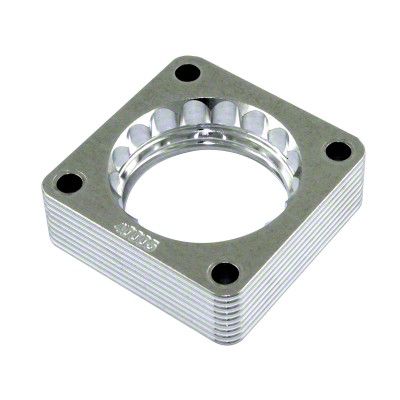 62mm Throttle Body Spacer For Jeep 2.5L 4.0L 1991-2003 - Silver Anodized Aluminum