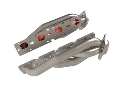 AFE 1-5/8-Inch Twisted Steel Shorty Headers; Titanium (11-21 5.7L HEMI Jeep Grand Cherokee WK2)