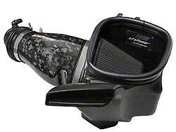 AFE Track Series Cold Air Intake with Pro 5R Oiled Filter; Carbon Fiber (18-21 Jeep Grand Cherokee WK2 Trackhawk)