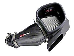 AFE Track Series Cold Air Intake with Pro DRY S Filter; Carbon Fiber (2018 Jeep Grand Cherokee WK2 Trackhawk)