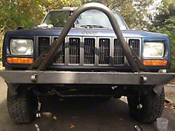 Affordable Offroad Stinger Front Bumper; Bare Metal (84-01 Jeep Cherokee XJ)