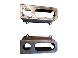Affordable Offroad Tail Light Housings; Bare Metal (84-01 Jeep Cherokee XJ)